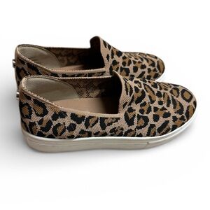 Steve Madden Mailer Leopard Print Slip-On Sneakers Women’s Size 8 🖤🤎